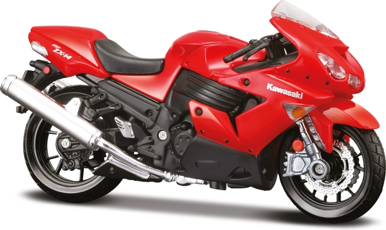 Maisto Kawasaki Ninja ZX-14R Motorcycle Red 1:18