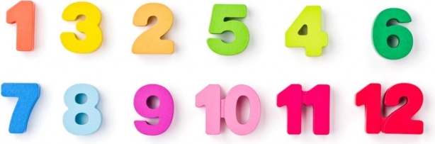 Eemaldatavad numbrid ja kujundite sobitamine