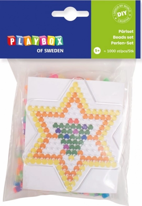 Iron-on Beads Star 1000 pcs