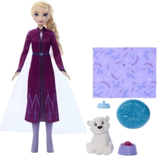 Disney „Lumekuningriik” Elsa nukk jääkarupojaga