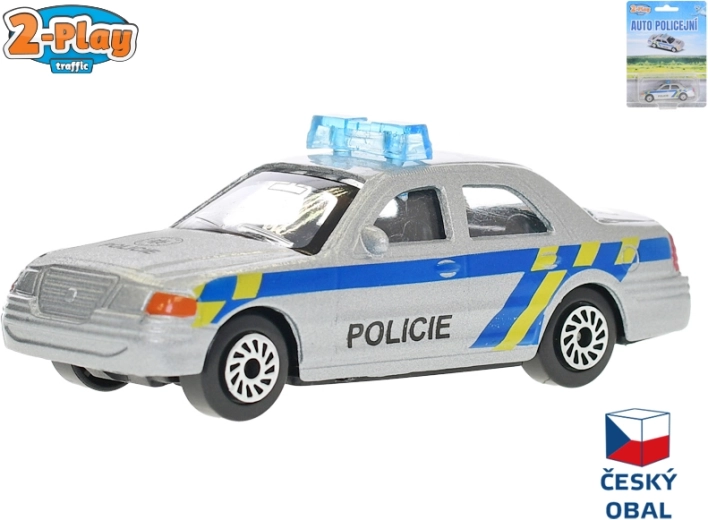Metallist politseiauto mudel 8 cm – Politseiauto