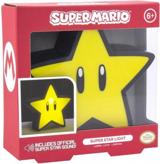 Super Mario Super Star lamp