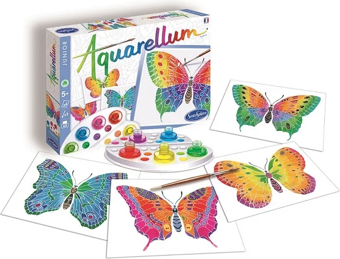 Sentosphere watercolor creative set junior butterflies