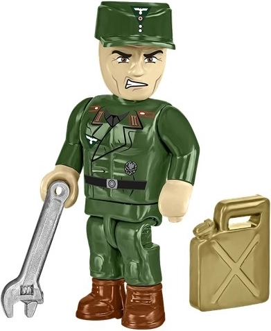 Suurtükiväelase figuur tarvikutega