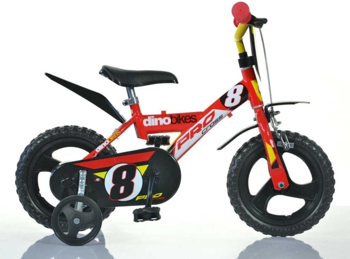 Dino Bikes lastejalgratas 12" kõige väiksematele, punane