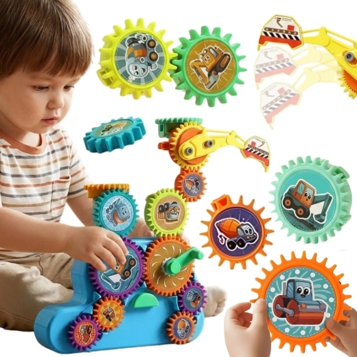 WOOPIE Interactive Construction Set – Gears 18 pcs