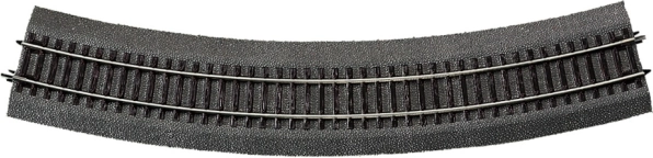Roco Line Curved Track with Ballast