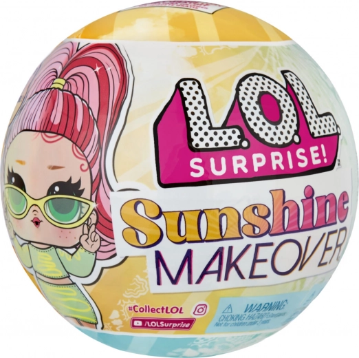 L.O.L. Surprise Sunshine Makeover nukk UV-värvimuutusega