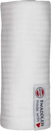 Lodgeri riidest mähkimisrätt Swaddler Seersucker 70 × 70 cm Cloud Dancer