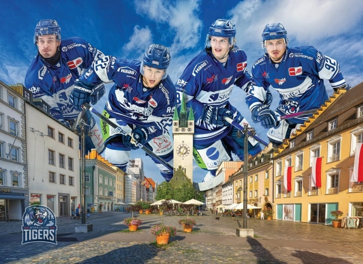 Pusle STRAUBING TIGERS 1000 tükki firmalt EUROGRAPHICS