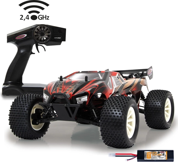 Jamara Brecter truggy 4WD 1:10 koos LiPo akuga, 2,4 GHz