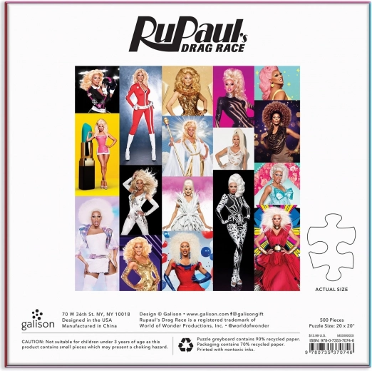 Värvikas kollaaž RuPaul