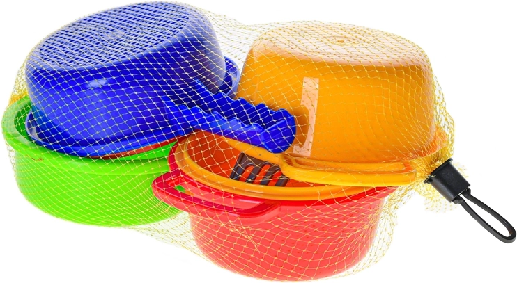 Practical mesh packaging for travel and tidy-up