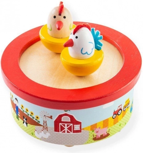 Puidust muusikatoos talu BIGJIGS TOYS