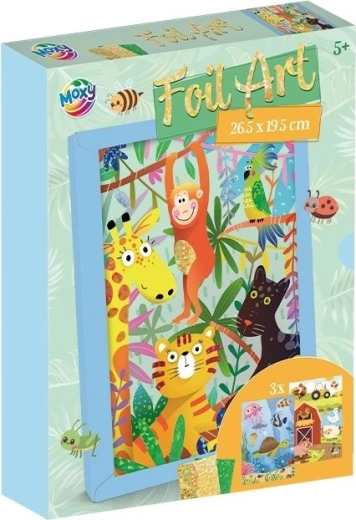 MOXY Creative Set Foil Art – Animals