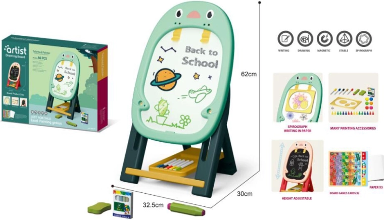 Green Drawing Board for Kids