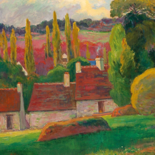 Square puzzle CURIOSI Q Art: Farm in Brittany, 66 pieces
