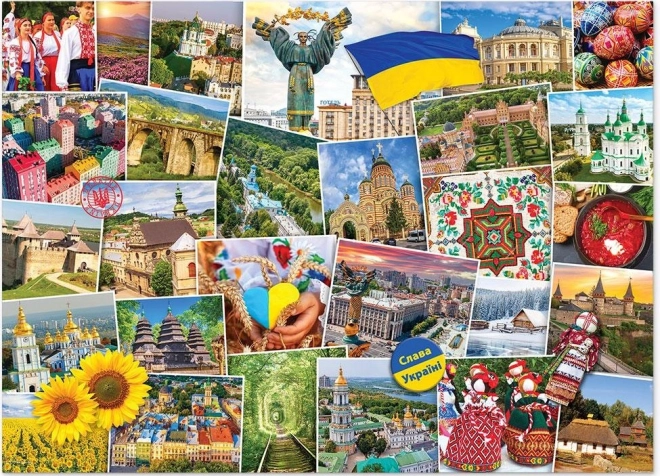 Puzzle EUROGRAPHICS Ukraina 1000 tükki