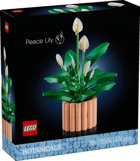 LEGO Botanicals toulitka (Spathiphyllum) – ehituskomplekt täiskasvanutele