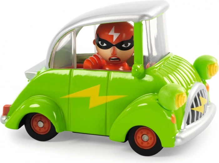 Crazy Motors auto Green Flash firmalt Djeco