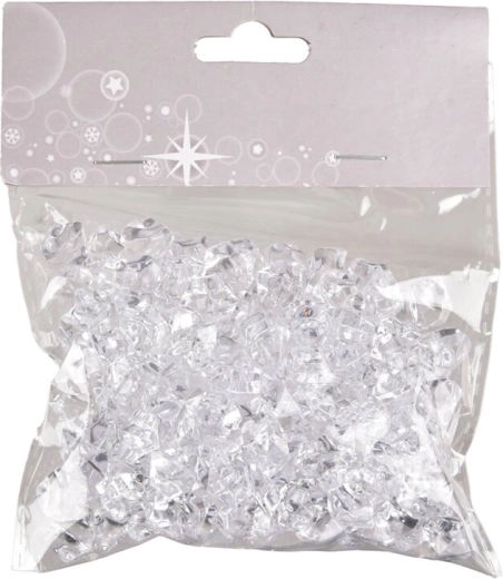 Silver Decorative Stones 1.5 cm (136 pcs)