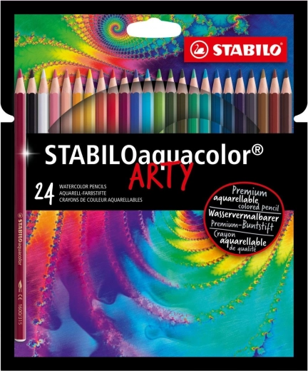Stabilo Aquacolor Arty akvarellpliiatsite komplekt 24 tk