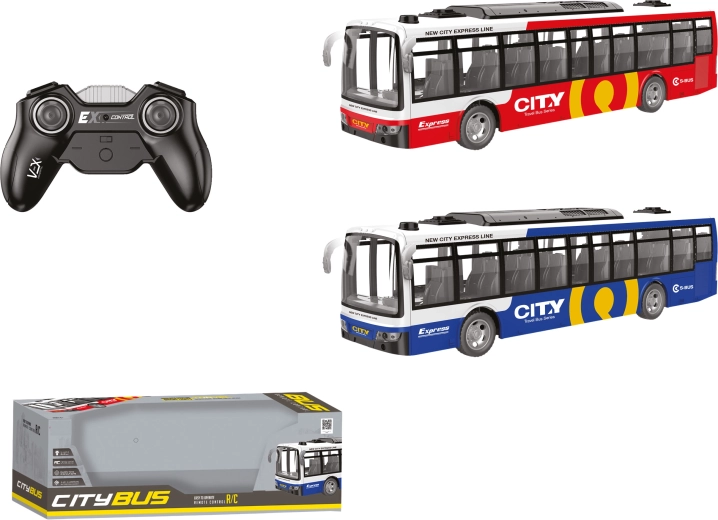 RC City Bus with LED Lighting