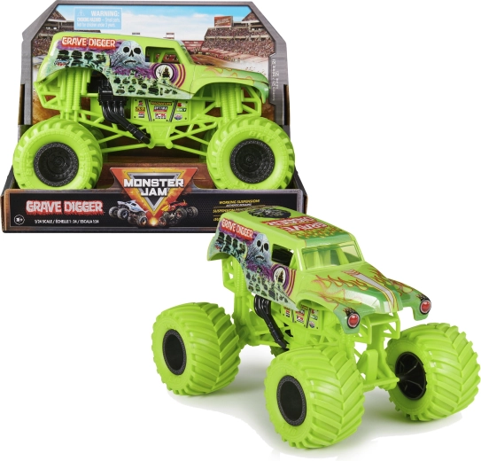 Monster Jam Grave Diggeri monster truck mõõtkavas 1:24