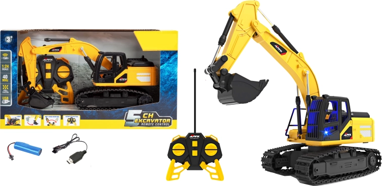 Sparkys remote-controlled tracked excavator 30.5 cm