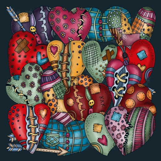 Ruutpuzzle Palapeli Süda, 251 tükki