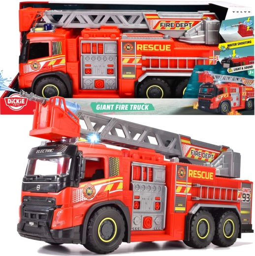 Dickie Toys large Volvo SOS fire truck 57 cm