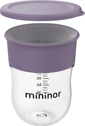 Mininor 360° treeningtass 220 ml Lilac Flower