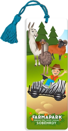 Prime 3D Bookmark – Farm Park Animals
