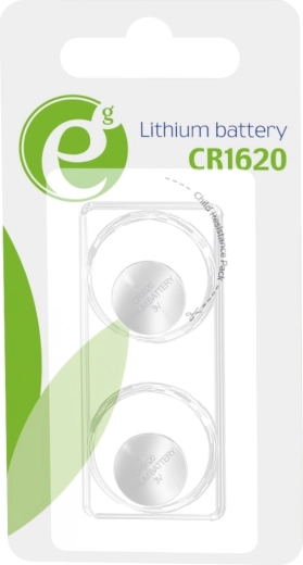 Liitium-nööppatarei CR1620 3 V – pakendis 2 tk