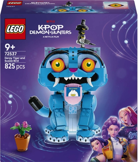 LEGO KPop Demon Huntersi tiiger Derpy ja harakas Sussie
