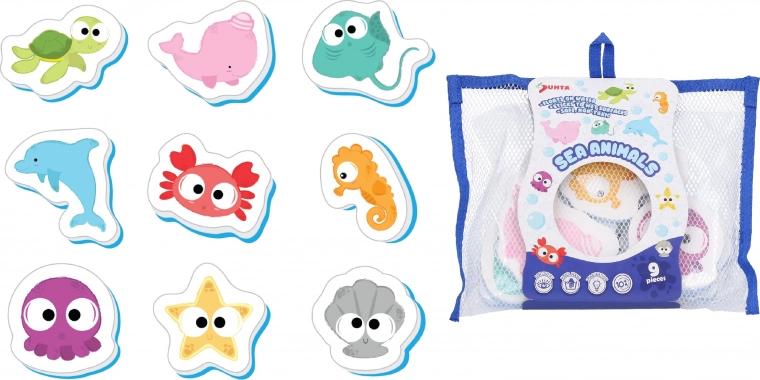 Foam Bath Toys with Sea Animal Motifs