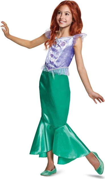 Costume Princess Ariel for Children 4-6 Years