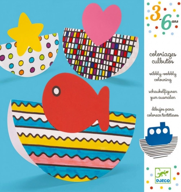 Djeco 3D Rocking Coloring for Kids