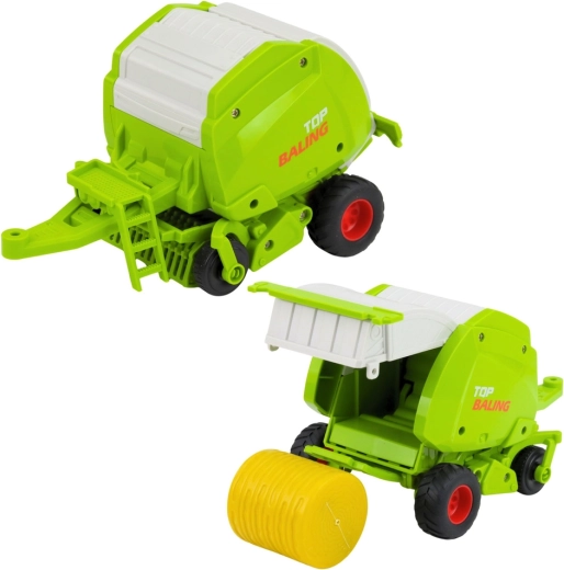 Realistic bale baler