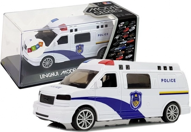 Police Car with Pull‑Back Drive, Lights and Sound