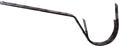 Sloped hook 250 mm made of galvanized steel