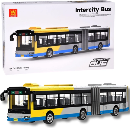 Technical building set articulated city bus 415 pieces