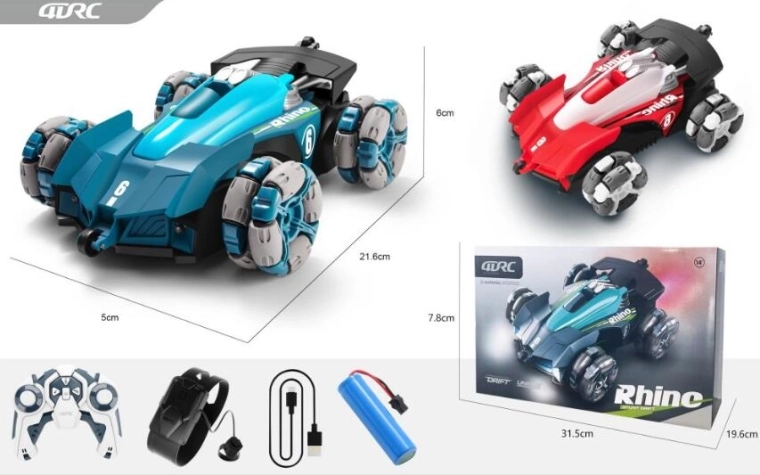 Stunt rc car 2.4g with usb charging