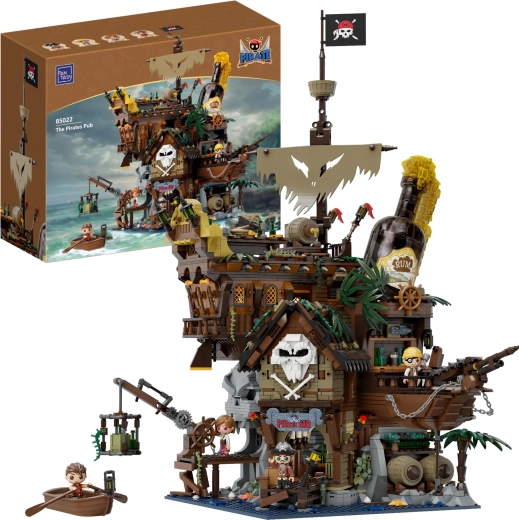 PANTASY Building Set Pirate Pub with Rum – The Pirates Pub