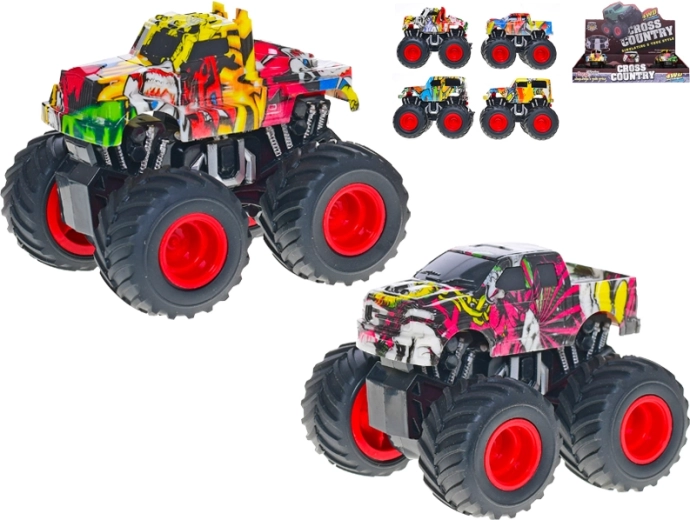 Friction-Powered Monster Truck 12 cm