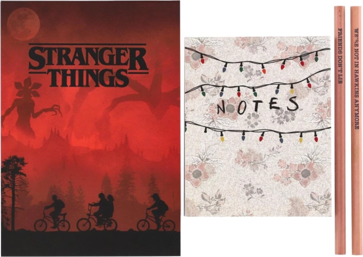 Stranger Thingsi täielik kirjutuskomplekt