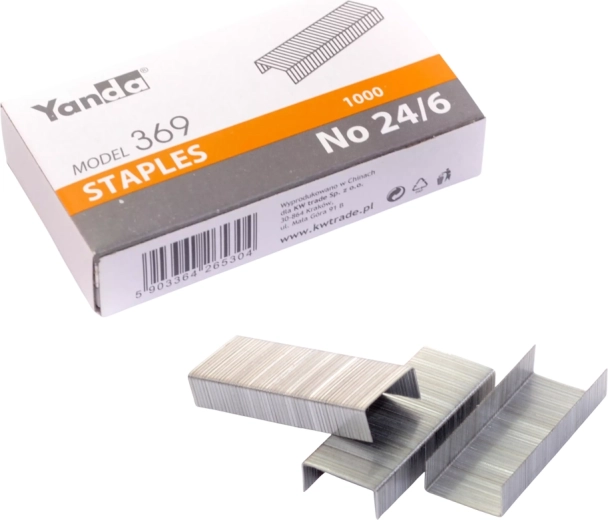 Klambrid klammerdajale 24/6 YANDA 1000 tk