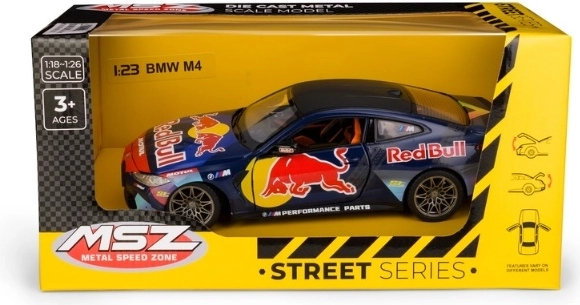 MSZ BMW M4 Red Bulli automudel mõõtkavas 1:23