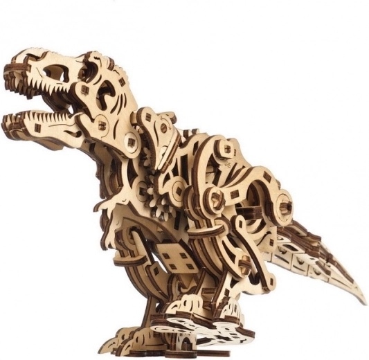 3D puidust mehaaniline puzzle Tyrannosaurus Rex