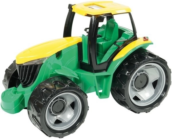 Roheline-kollane laste traktor 48 cm